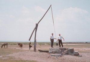Traditional well in Romania